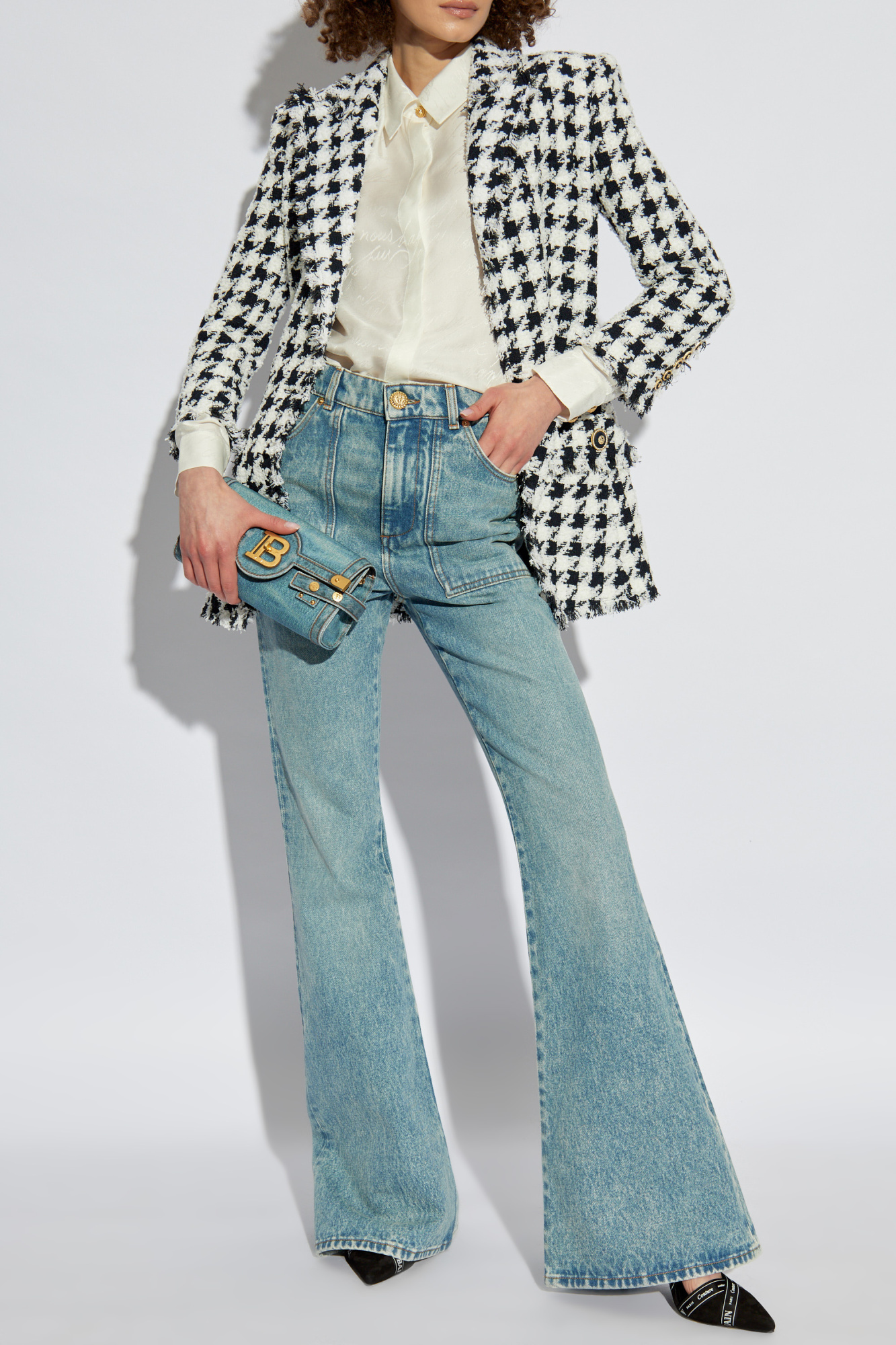 Blue Flared jeans Balmain - Vitkac Canada